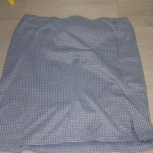 Blue mini skirt